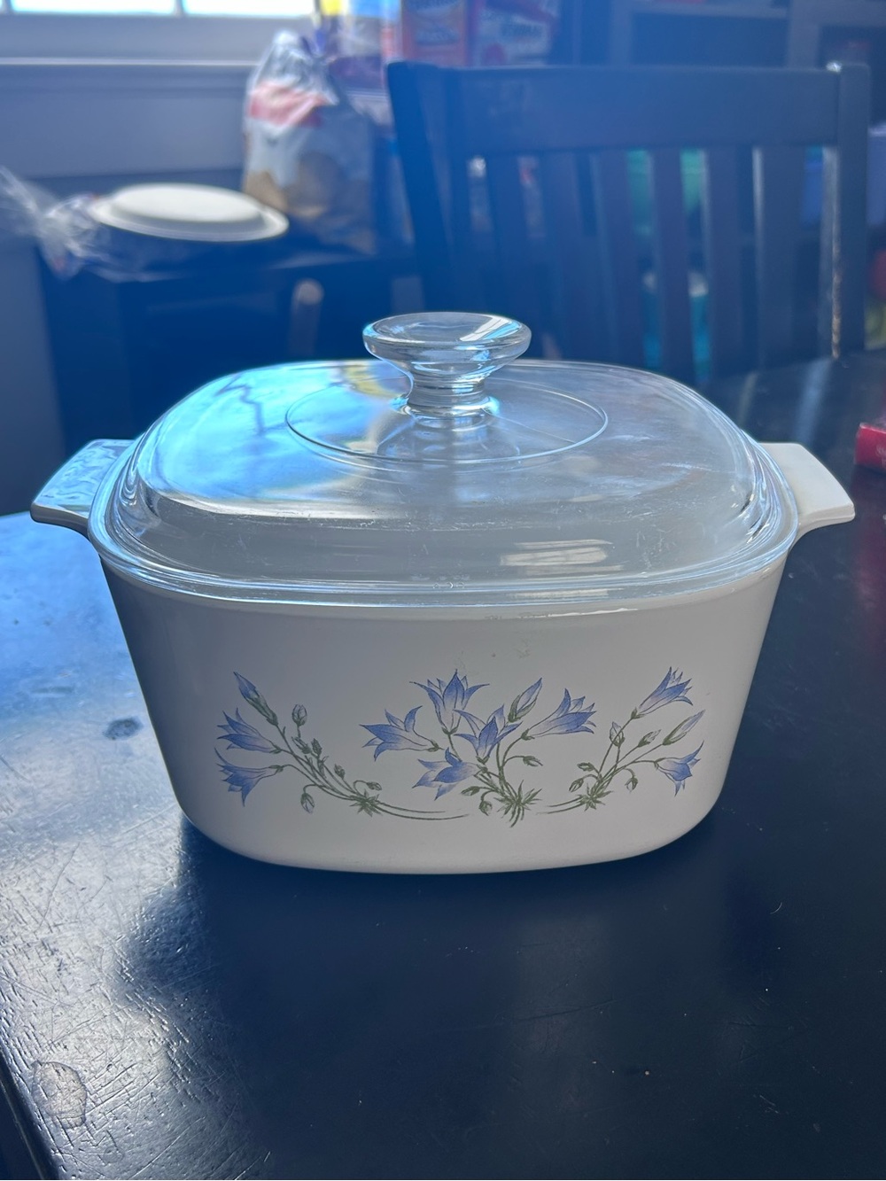 Vintage Corning Ware Blue Dusk 3 Liter Casserole Baking Dish A-3-B